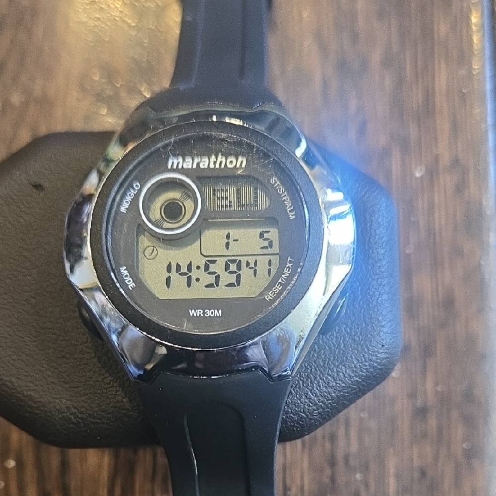 Marathon Black Digital Sports Watch